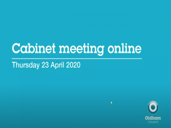 Oldham council Cabinet meeting online